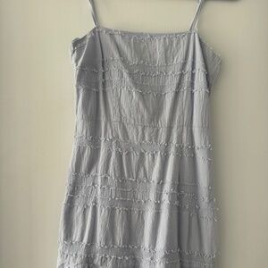 Pale Blue Mini Dress